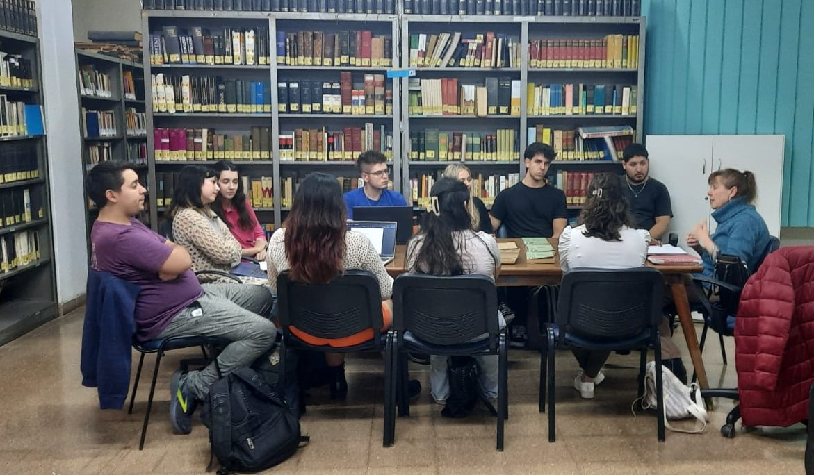 Adriana Eberle en Clase